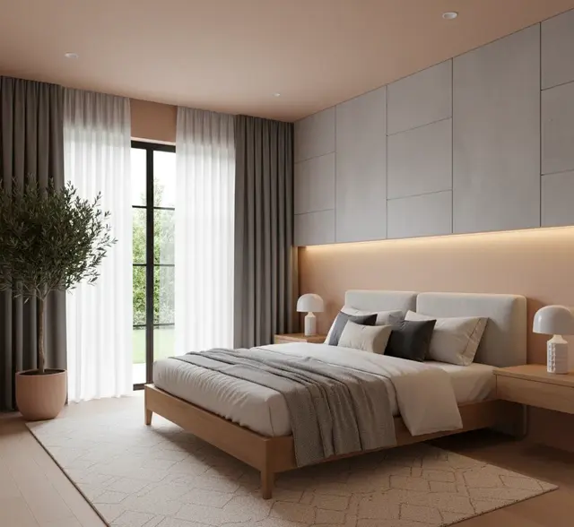 Stylish bedroom
